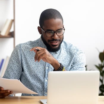 Guy on laptop